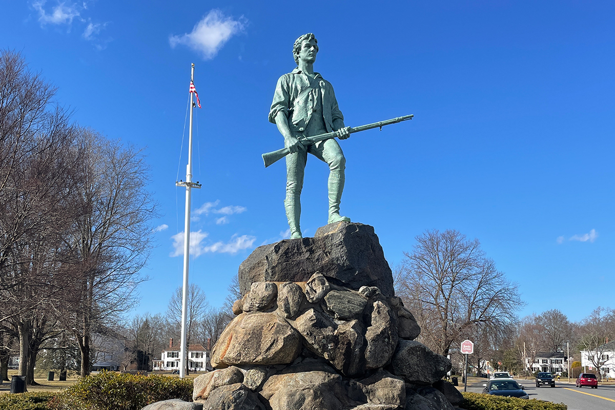 Minuteman Statue at the Lexington Green, Mass